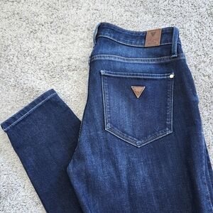 GUESS Women's Dark Blue Skinny Jeans